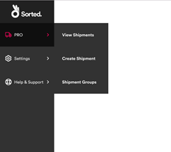 Menu Dashboard